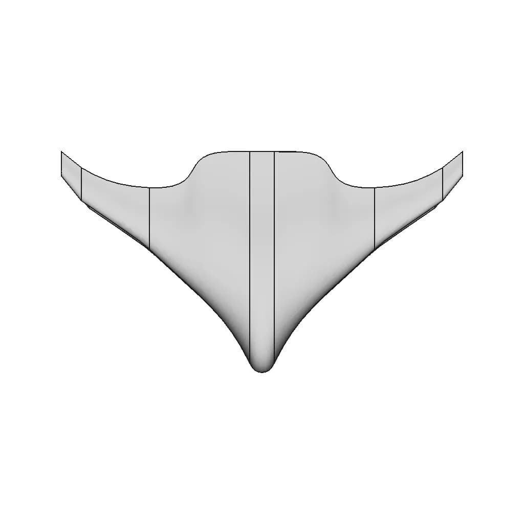 Blended Wing Body (Bwb) | 3D Engineering Design File_0_0_degree_snapshot