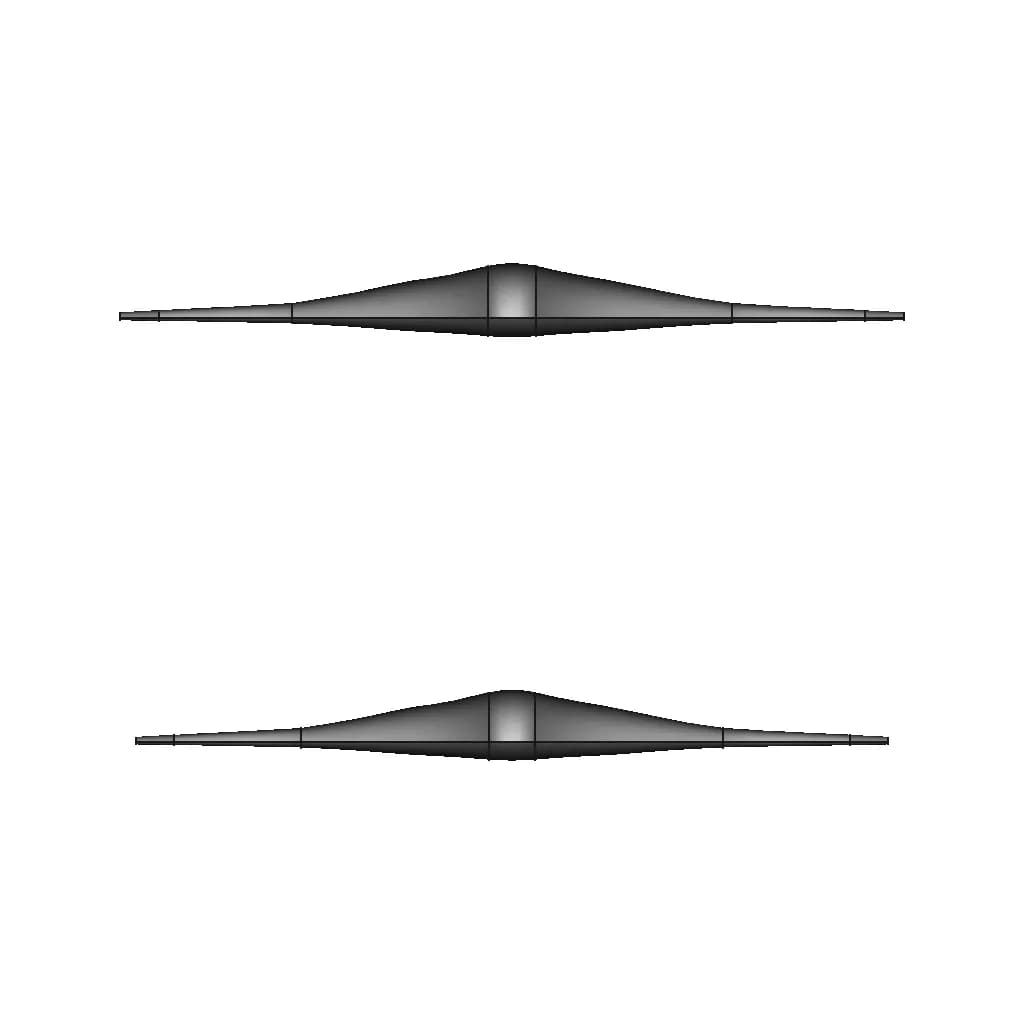Blended Wing Body (Bwb) | 3D Engineering Design File_90_0_degree_snapshot
