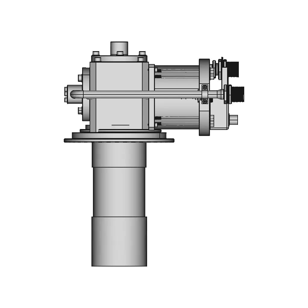 Cold Head (Cryocooler) Srdk-400B-F50H | High-Quality CAD Model_0_270_degree_snapshot