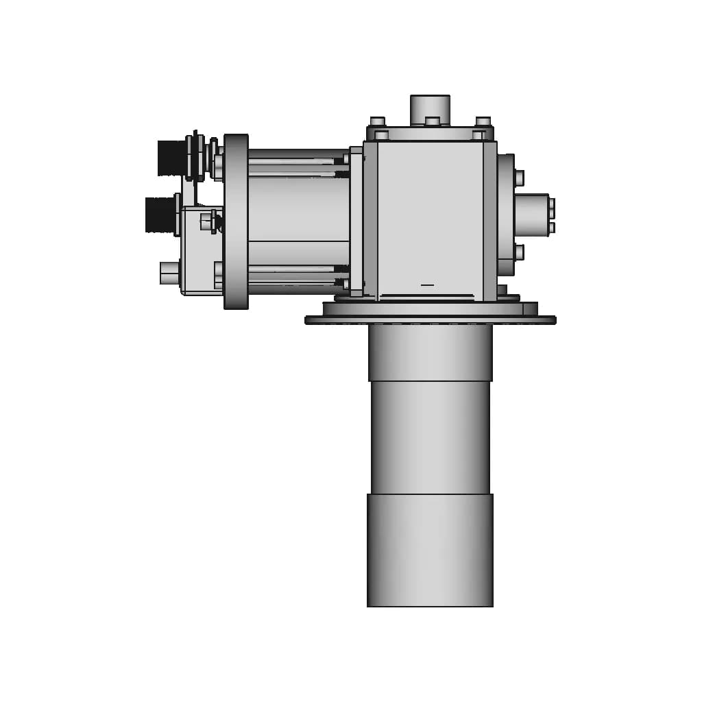 Cold Head (Cryocooler) Srdk-400B-F50H | High-Quality CAD Model_0_90_degree_snapshot