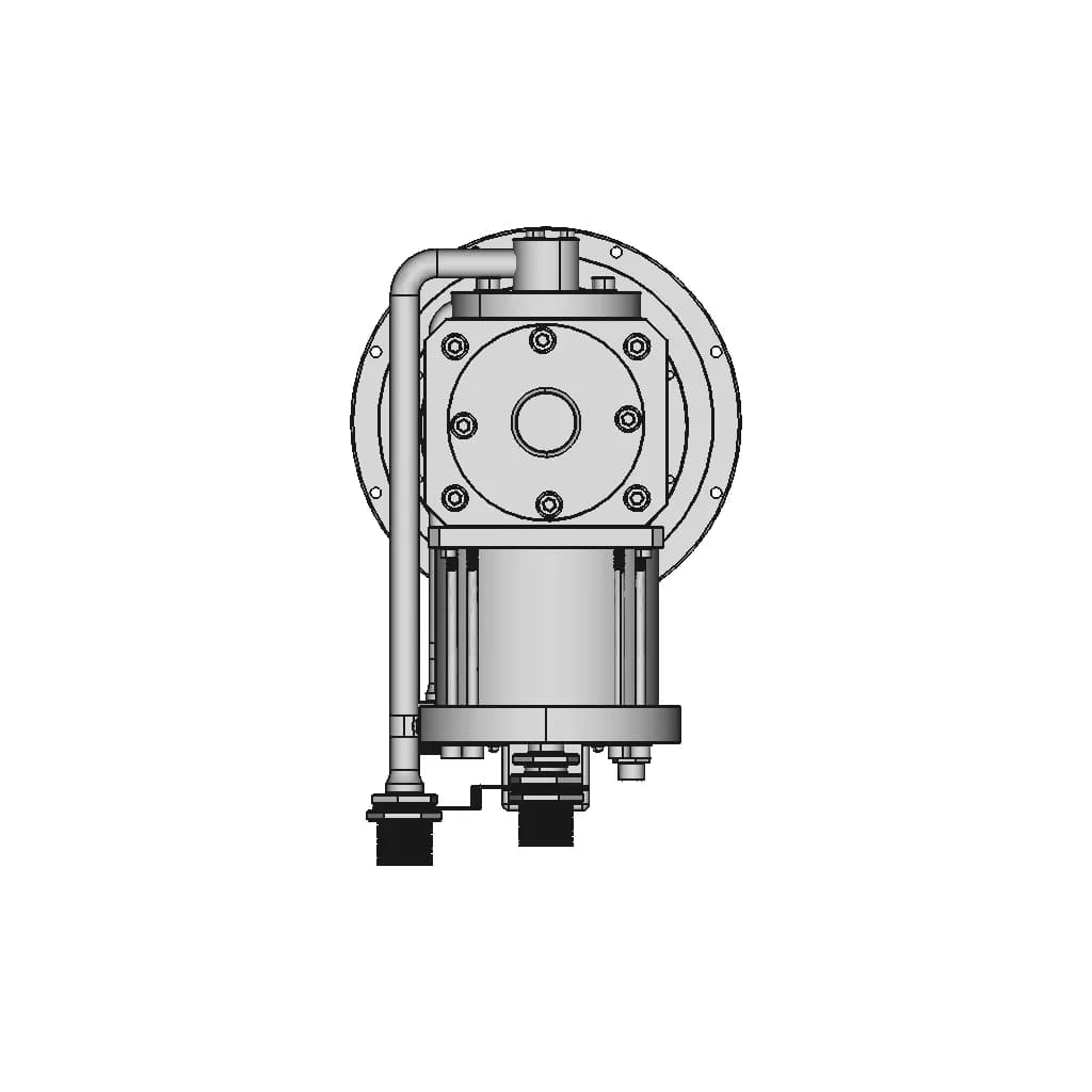 Cold Head (Cryocooler) Srdk-400B-F50H | High-Quality CAD Model_270_0_degree_snapshot