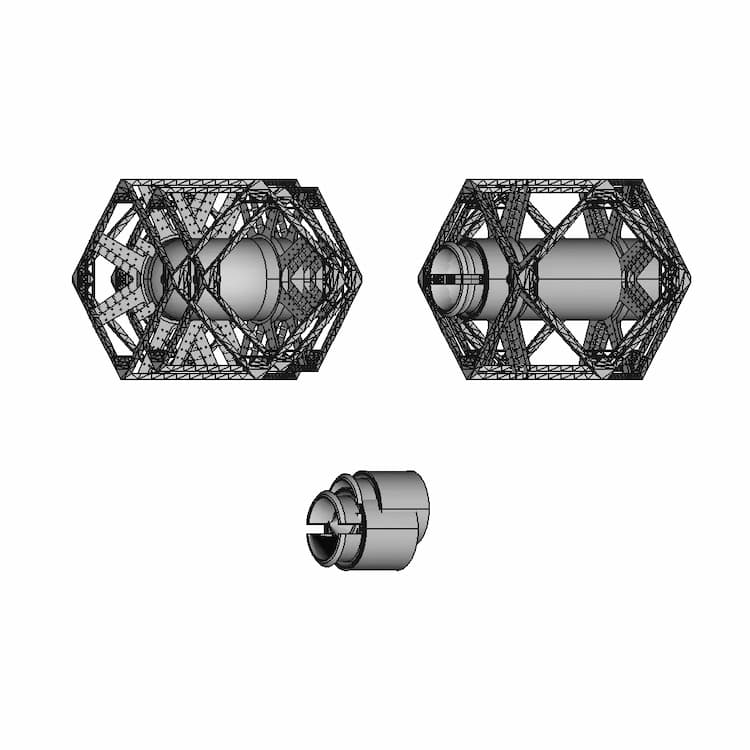 Modular Pipe System For Armadas-Voxel - Downloadable CAD Representation