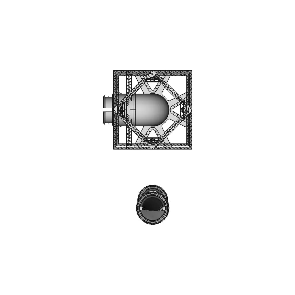 Modular Pipe System For Armadas-Voxel - Downloadable CAD Representation_0_90_degree_snapshot
