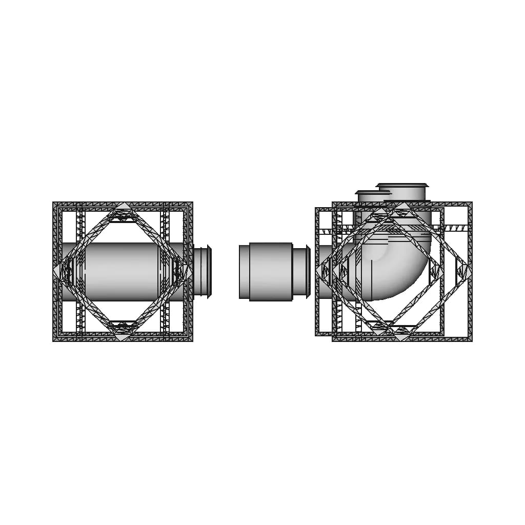 Modular Pipe System For Armadas-Voxel - Downloadable CAD Representation_90_0_degree_snapshot