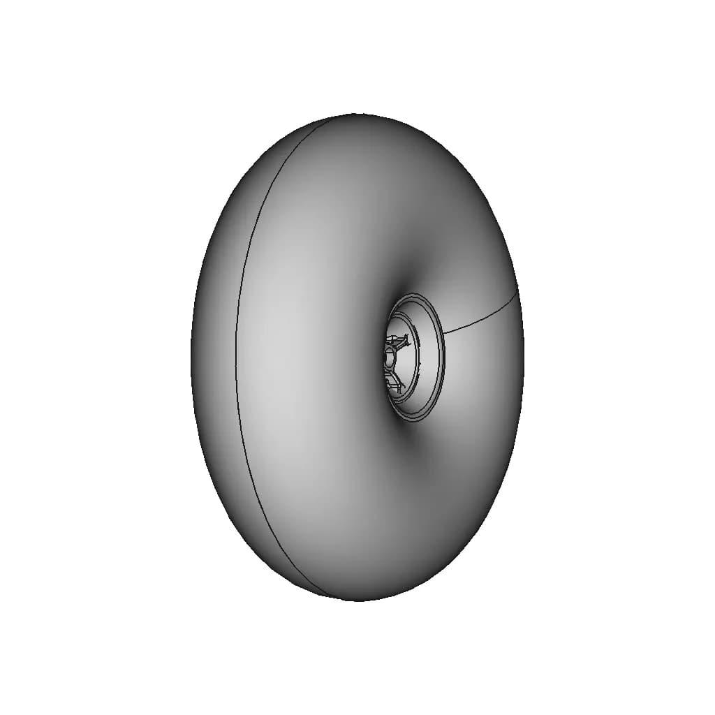 Rc Airplane Large Tundra Wheel D-260Mm, Diy Project | 3D Engineering Design File_60_30_degree_snapshot