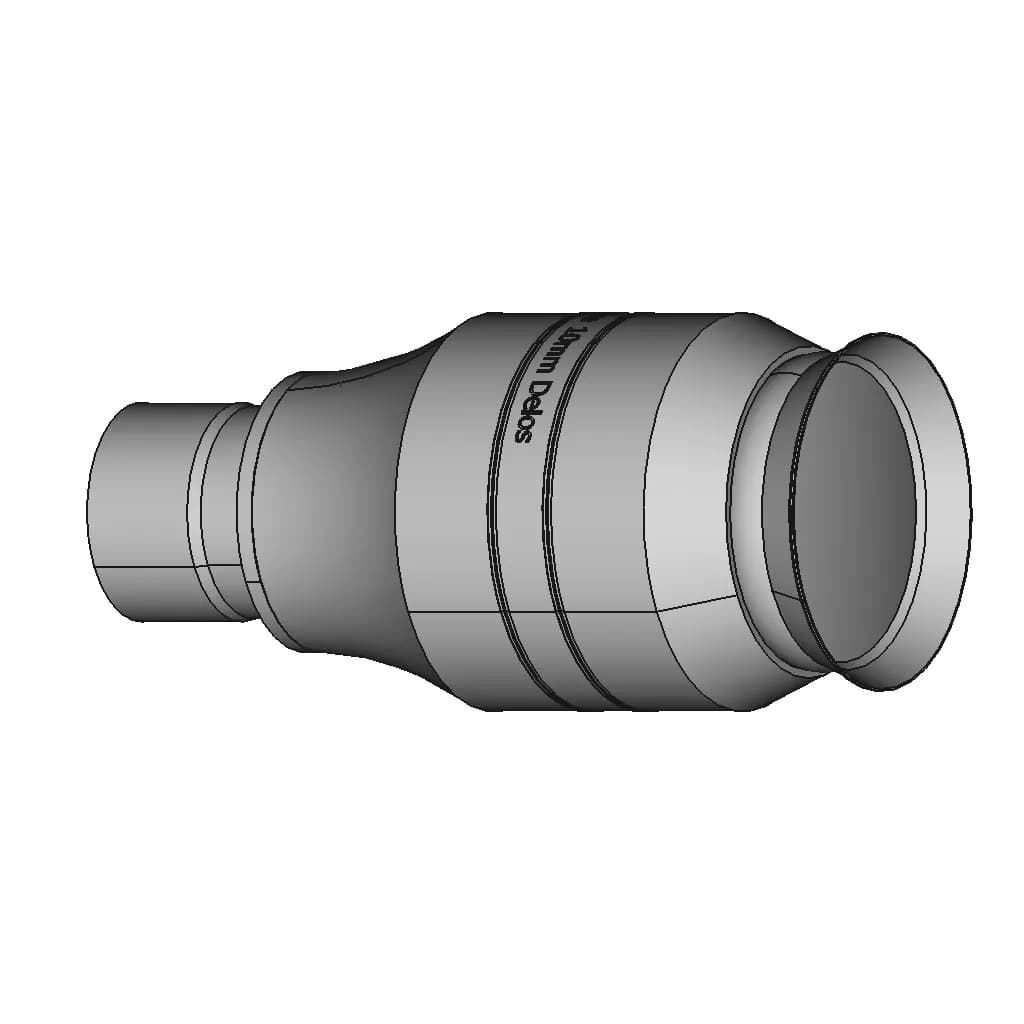 1.25 Inch Eye Piece, Televue Delos 10Mm | 3D Engineering Design File_60_30_degree_snapshot