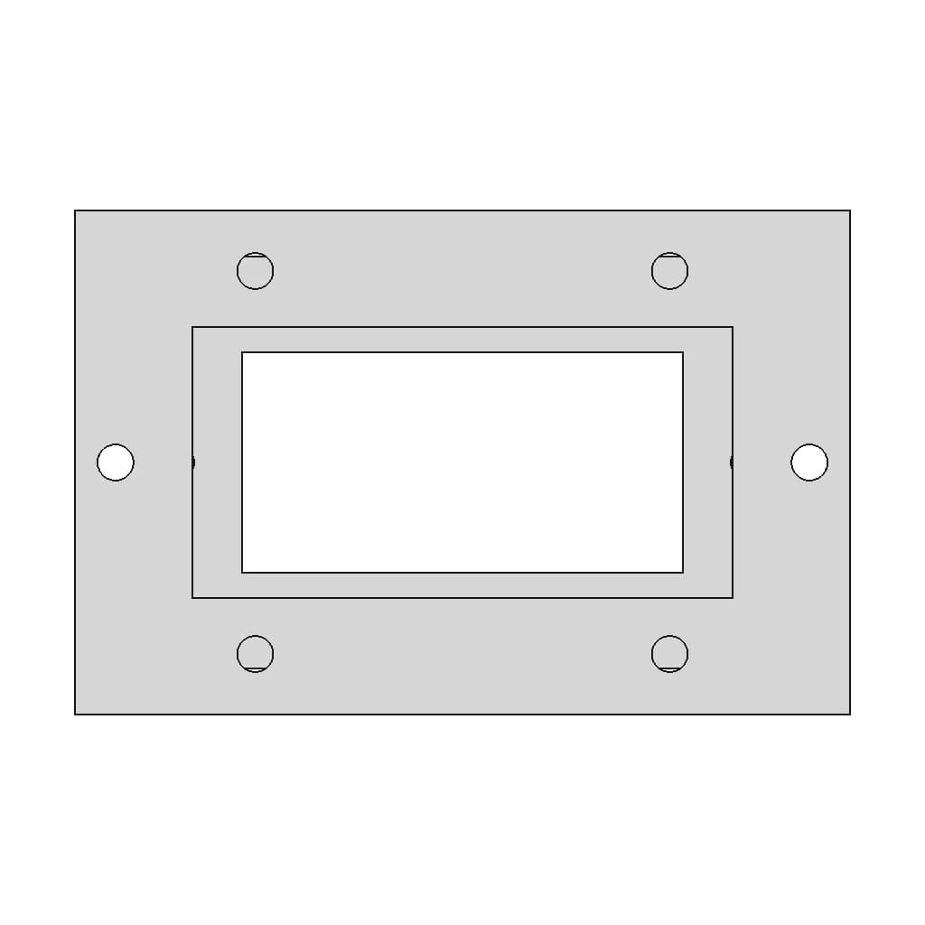 Custom Gasket For Generic Display Bezel - Standard Mechanical Component_0_0_degree_snapshot