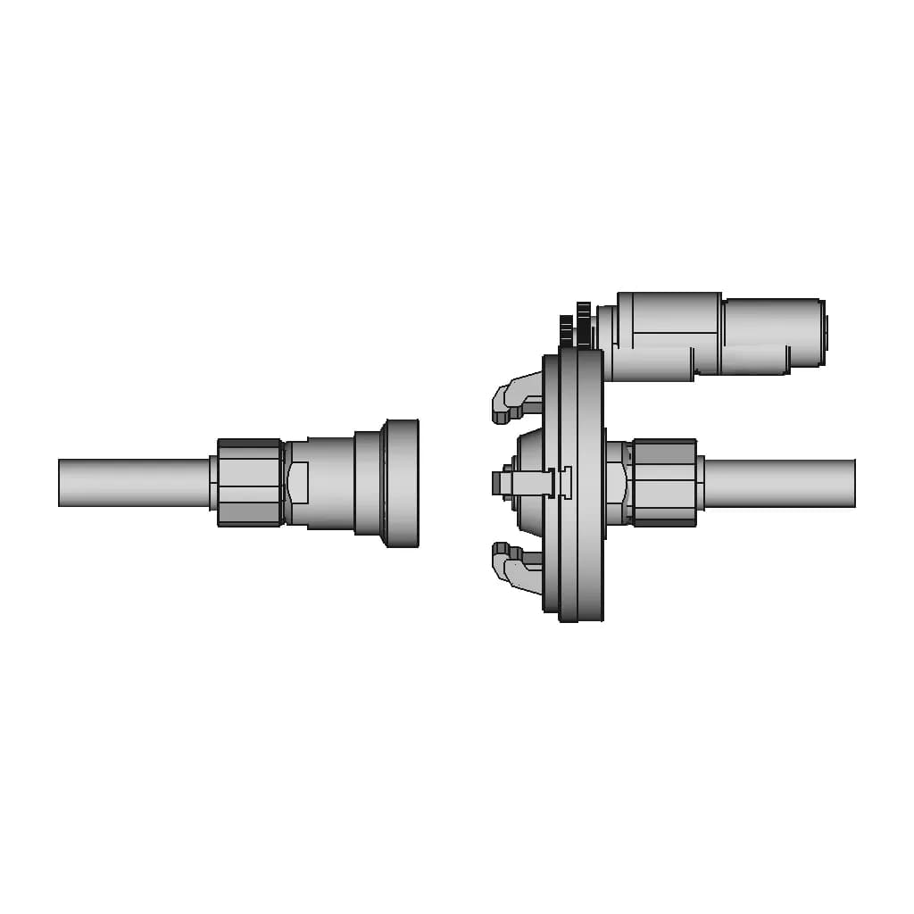 Low Leakage Cryogenic Disconnects - Standard Mechanical Component_270_0_degree_snapshot