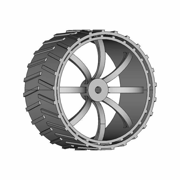 4 Wheel Rover - Standard Mechanical Component