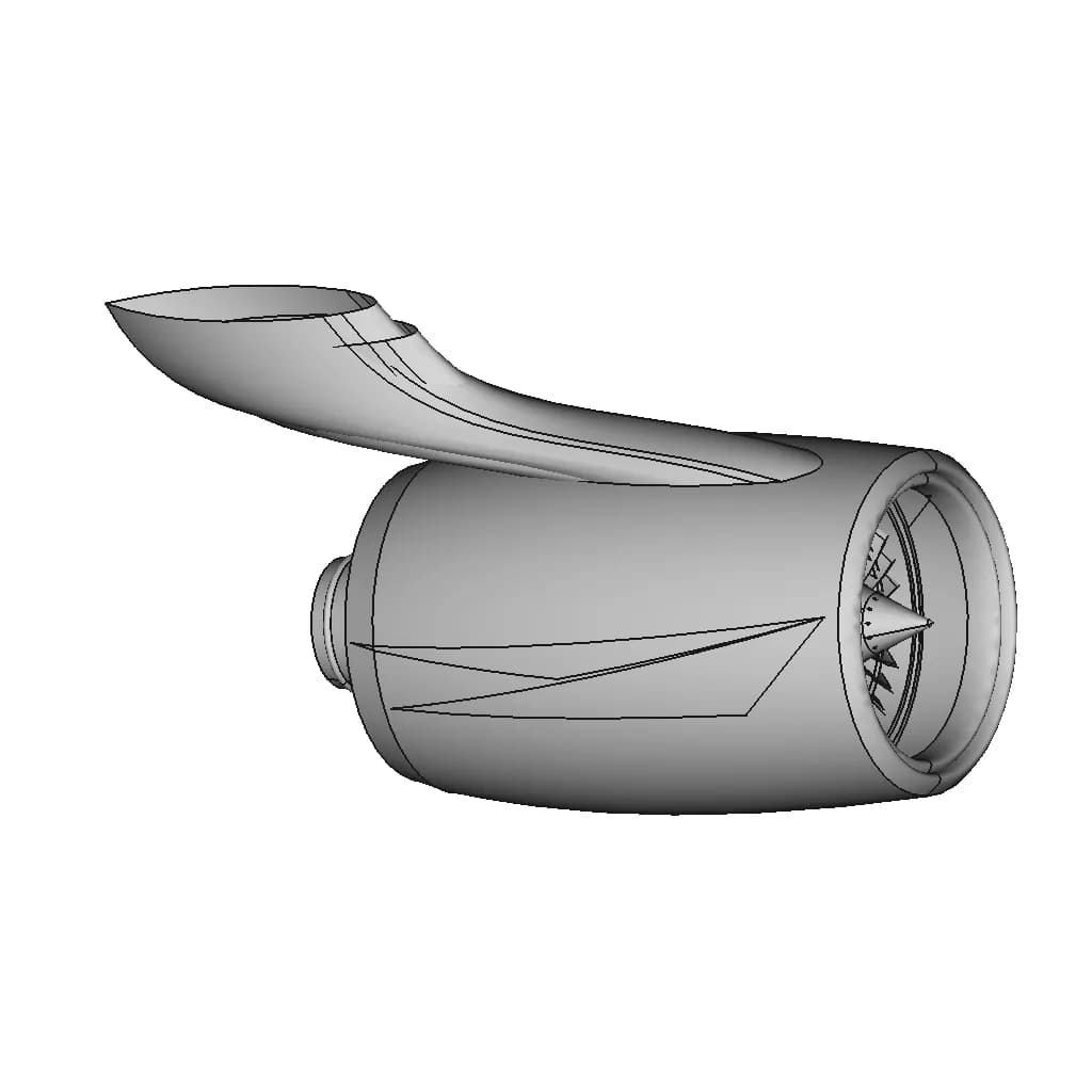Progress 18D-T Engine- An 225 - Standard Mechanical Component_60_30_degree_snapshot
