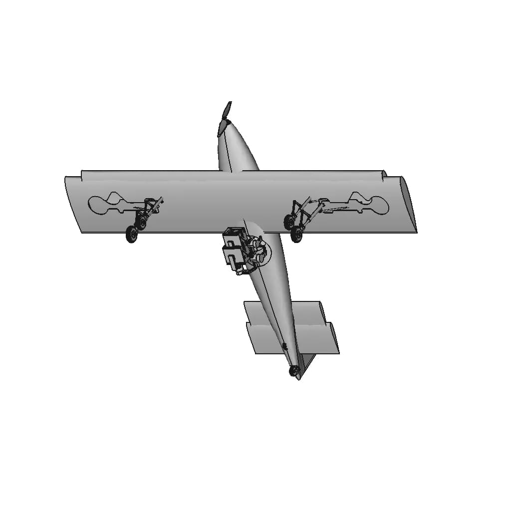 Unmanned Aerial Vehicle - Standard Mechanical Component_60_30_degree_snapshot