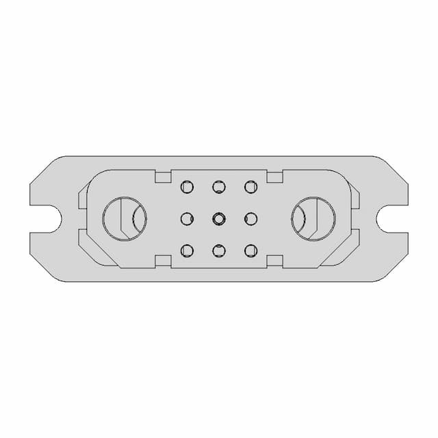 9+2 Pin Connector | High-Quality CAD Model