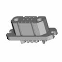 9+2 Pin Connector | High-Quality CAD Model_60_30_degree_snapshot