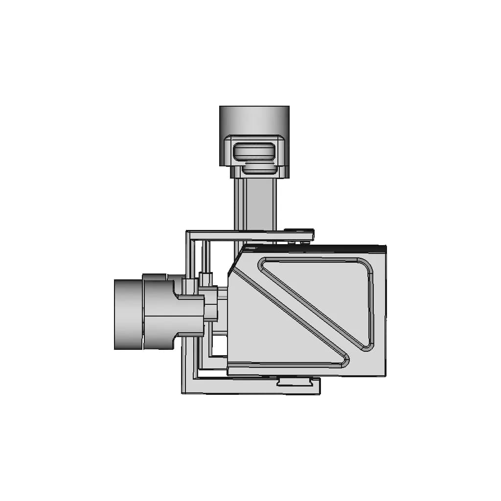 Thermal Camera Mounted On Gimbal | High-Quality CAD Model_0_270_degree_snapshot