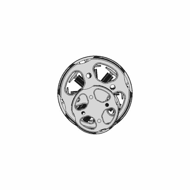 At2820 Long Shaft - Motor | High-Quality CAD Model