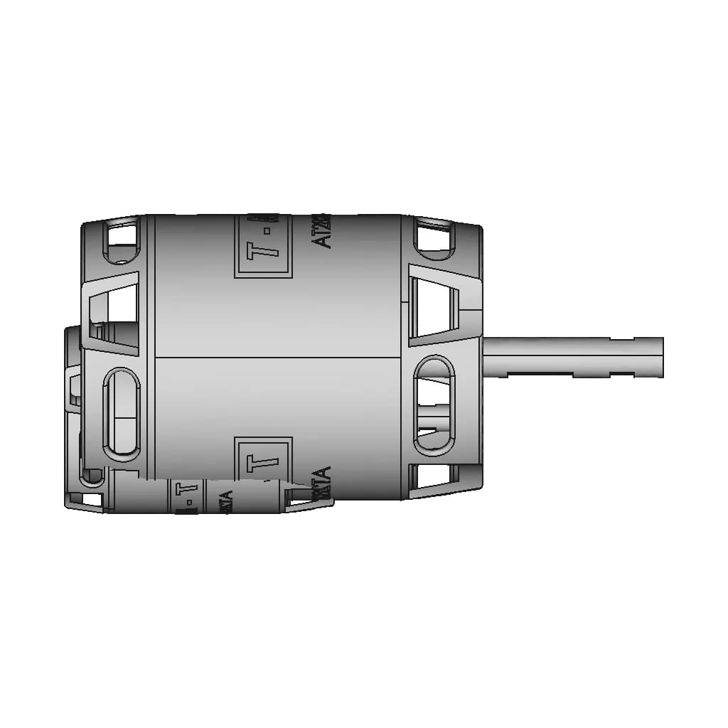 At2820 Long Shaft - Motor | High-Quality CAD Model_0_90_degree_snapshot