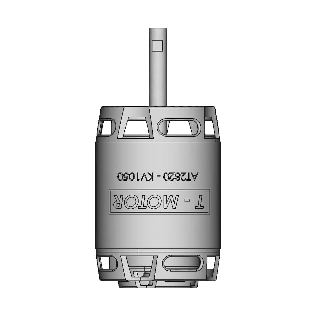 At2820 Long Shaft - Motor | High-Quality CAD Model_270_0_degree_snapshot