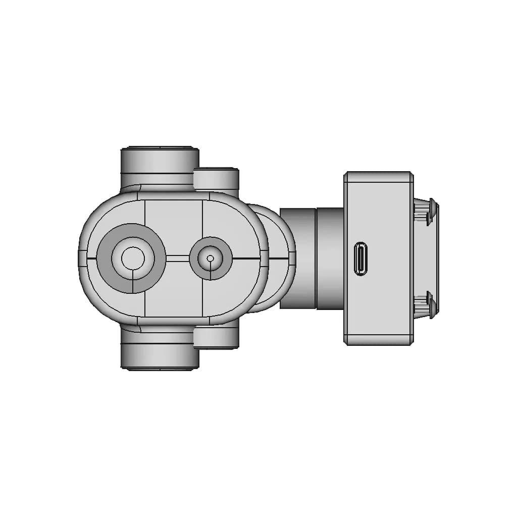 Камера Siyi Zt6 - Downloadable CAD Representation_0_270_degree_snapshot
