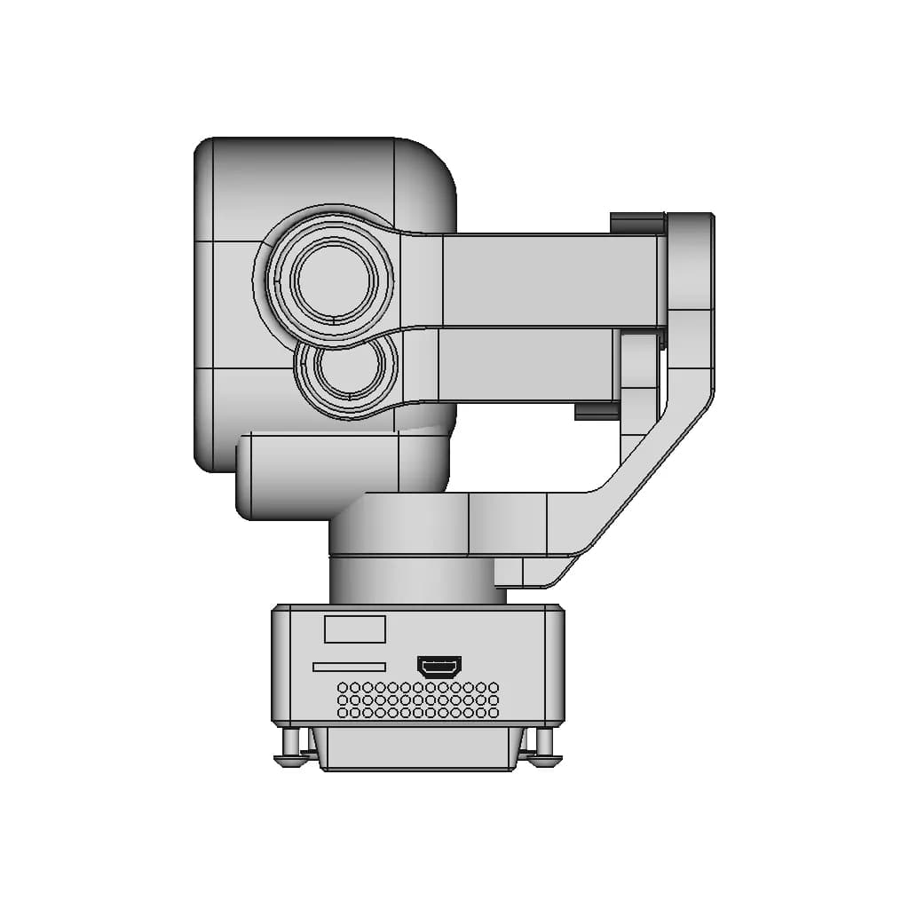 Камера Siyi Zt6 - Downloadable CAD Representation_270_0_degree_snapshot