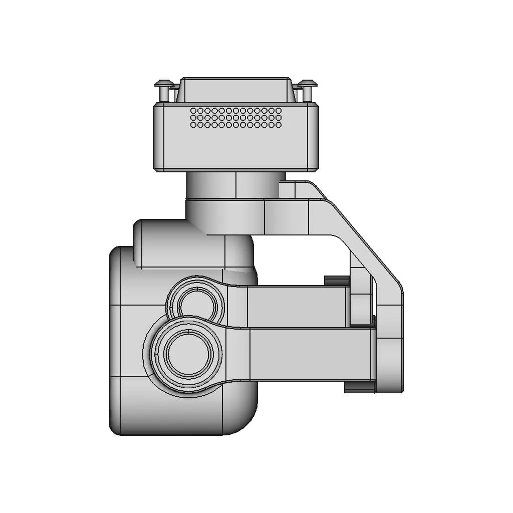 Камера Siyi Zt6 - Downloadable CAD Representation_90_0_degree_snapshot