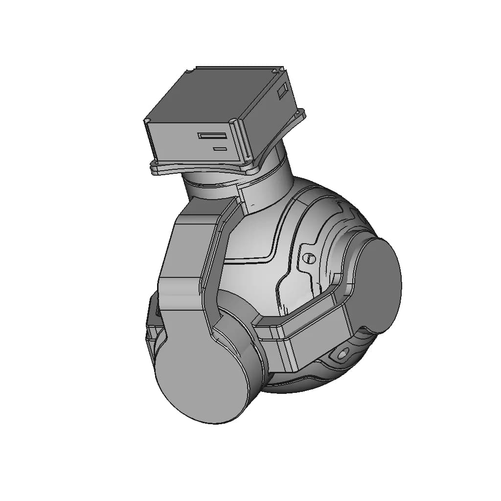 Камера Siyi Zr10 | 3D Engineering Design File_60_30_degree_snapshot