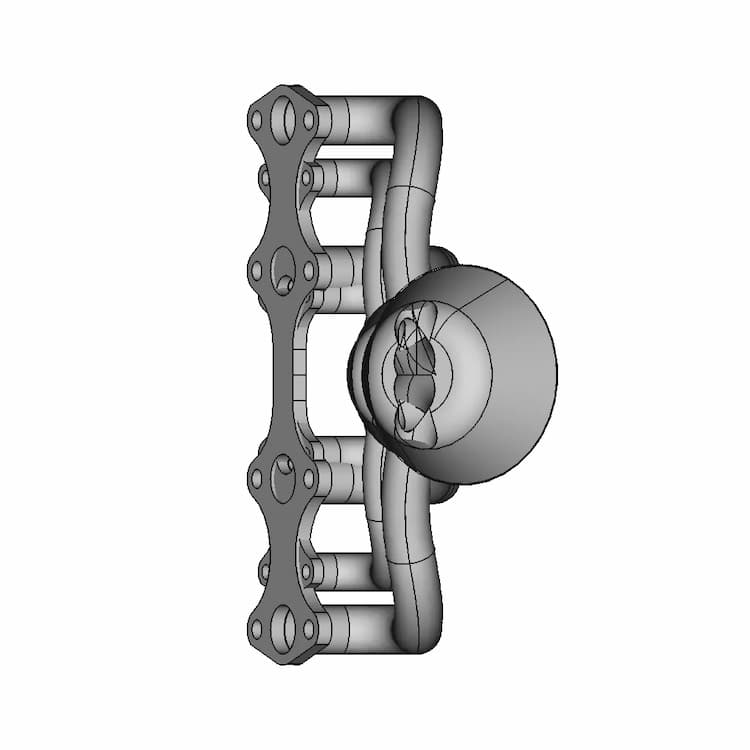 Exhaust Manifold | High-Quality CAD Model