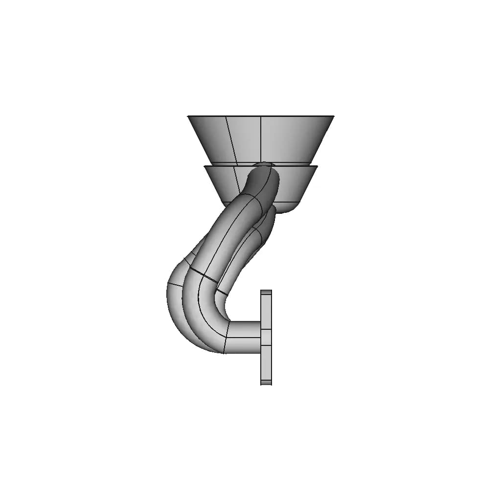 Exhaust Manifold | High-Quality CAD Model_270_0_degree_snapshot