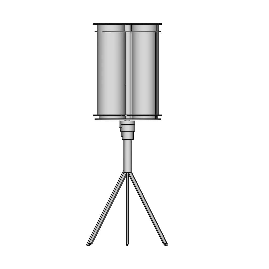 Vertical Axis Wind Turbine | High-Quality CAD Model_90_0_degree_snapshot
