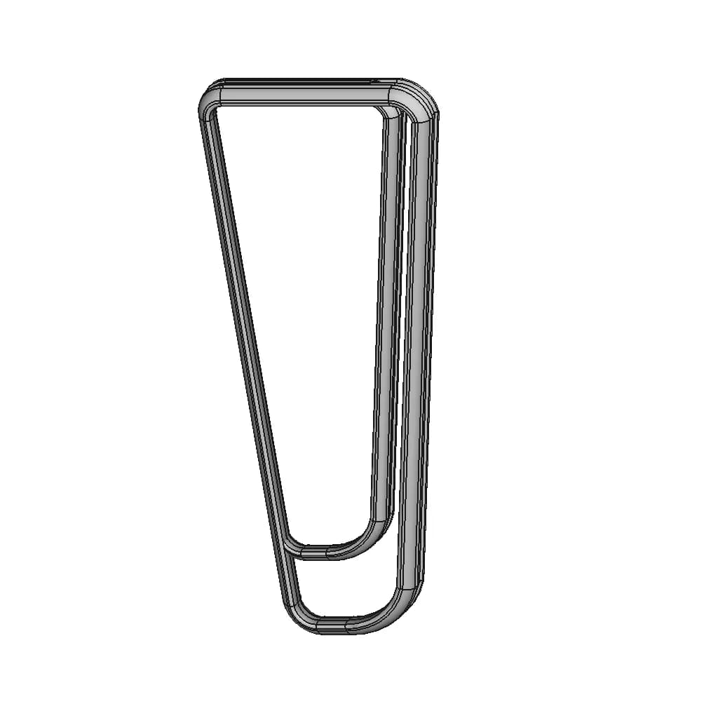 Seal Ventwindow Right Side - Downloadable CAD Representation_60_30_degree_snapshot