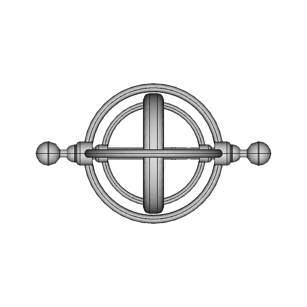 Gyroscope - Standard Mechanical Component_0_90_degree_snapshot