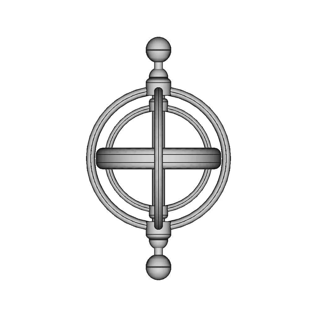 Gyroscope - Standard Mechanical Component_90_0_degree_snapshot