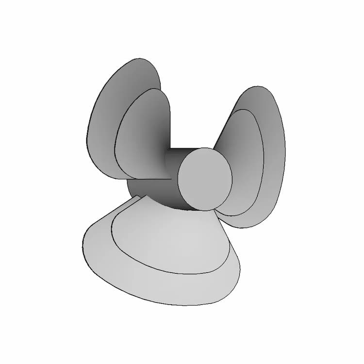 Basic Propeller - Downloadable CAD Representation