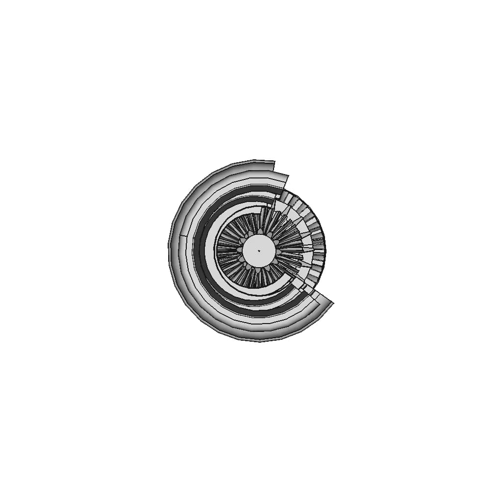 Gas Turbine Assembly | 3D Engineering Design File_0_270_degree_snapshot
