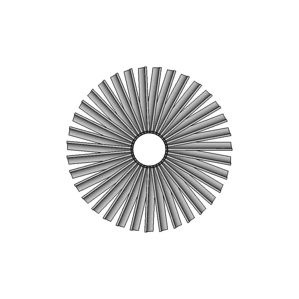 Stator Compressor - Downloadable CAD Representation_0_0_degree_snapshot