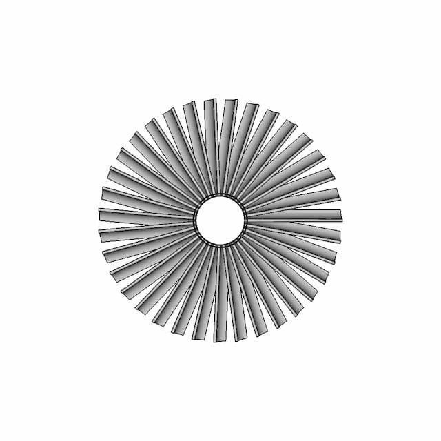 Stator Compressor - Downloadable CAD Representation