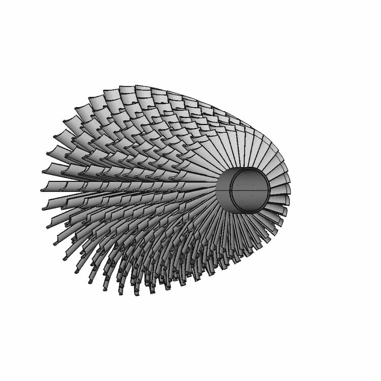 Stator Compressor - Downloadable CAD Representation