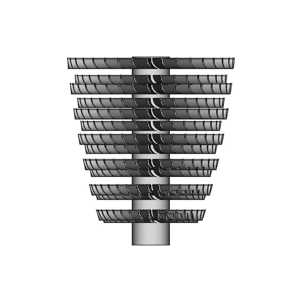 Stator Compressor - Downloadable CAD Representation_90_0_degree_snapshot