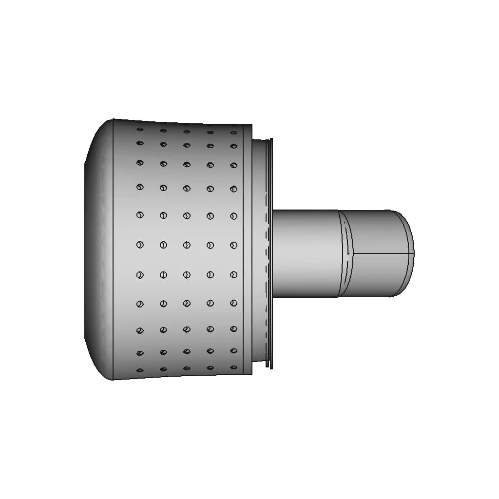 Gas Turbine F Housing - Downloadable CAD Representation_90_0_degree_snapshot