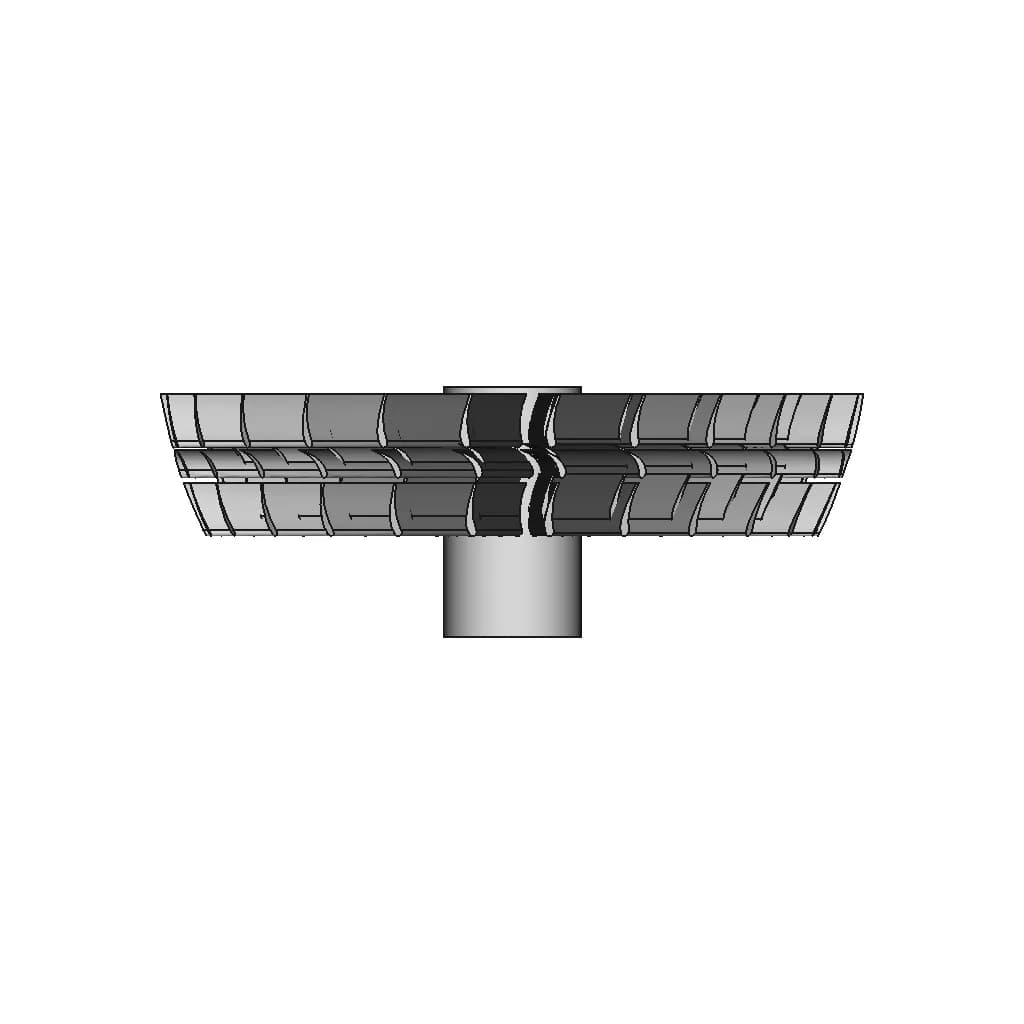 Compressor Runner Turbine - Downloadable CAD Representation_270_0_degree_snapshot