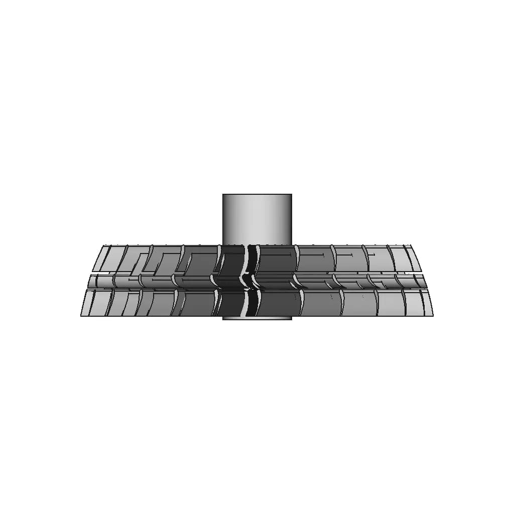 Compressor Runner Turbine - Downloadable CAD Representation_90_0_degree_snapshot