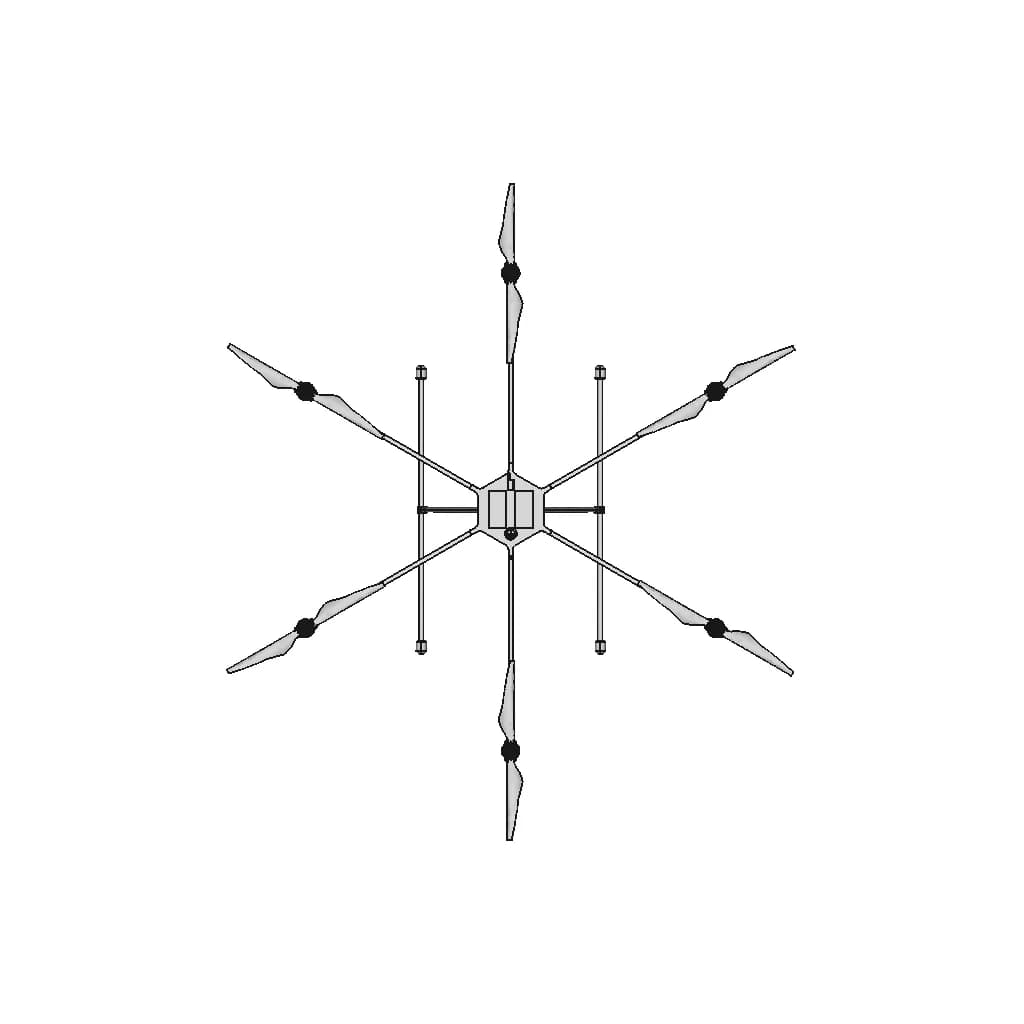 Hexacoptor | 3D Engineering Design File_0_0_degree_snapshot