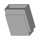 Beechcraft Baron Printable Glovebox Cubby | 3D Engineering Design File_60_30_degree_snapshot