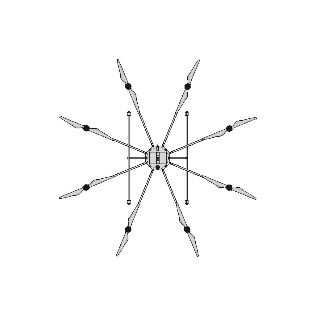 Octocopter Vtol Drone | 3D Engineering Design File_0_0_degree_snapshot