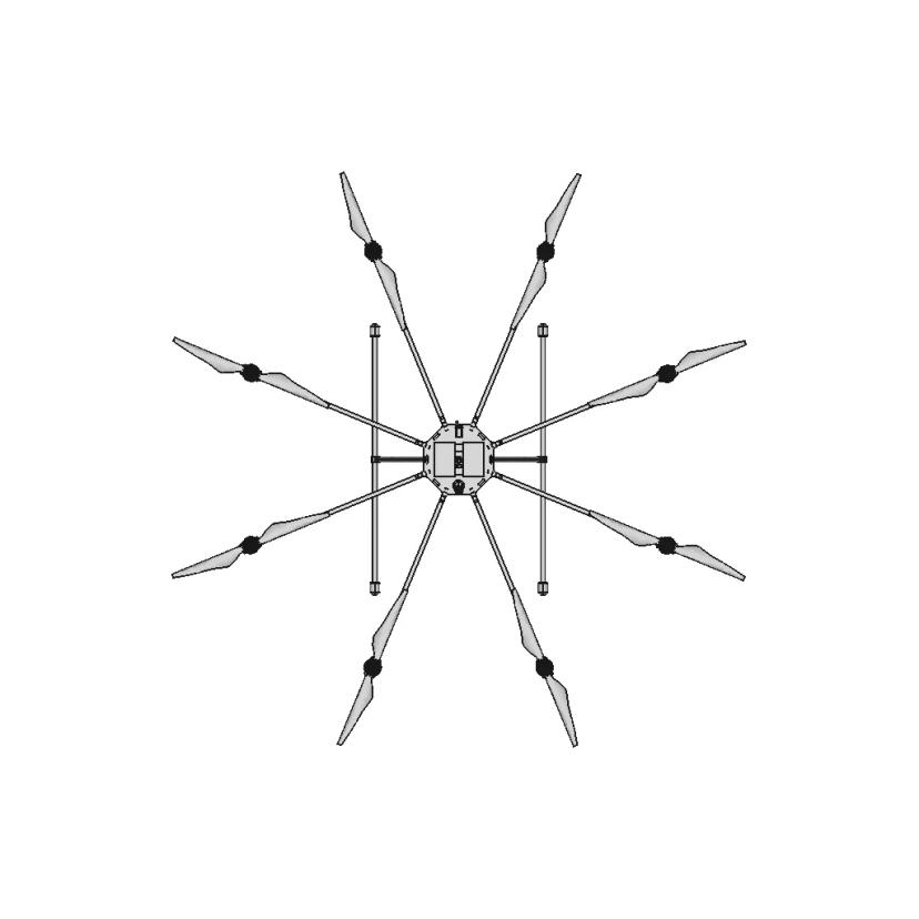 Octocopter Vtol Drone | 3D Engineering Design File