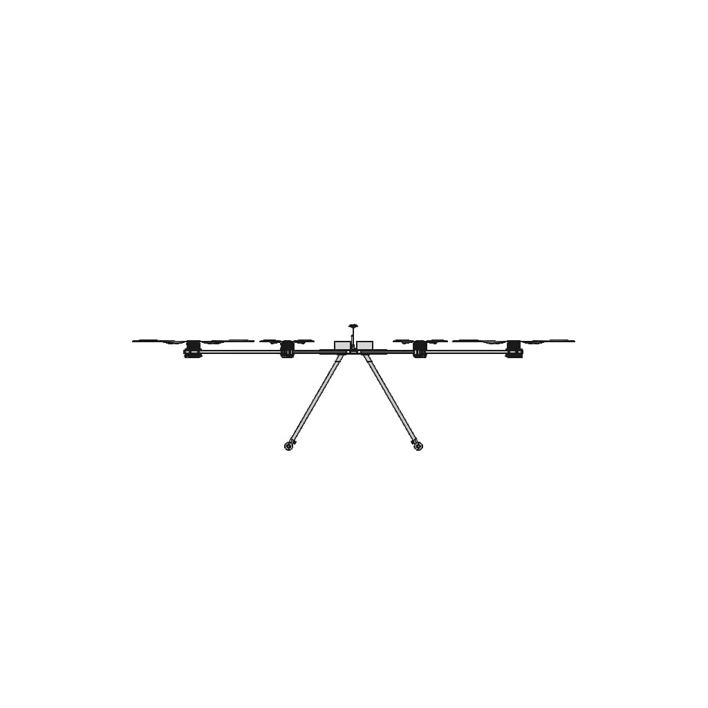 Octocopter Vtol Drone | 3D Engineering Design File_90_0_degree_snapshot