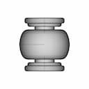 Rubber Dampers 16*4*12 | 3D Engineering Design File_0_0_degree_snapshot