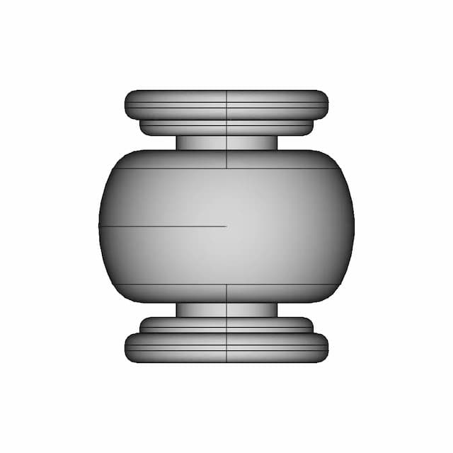 Rubber Dampers 16*4*12 | 3D Engineering Design File