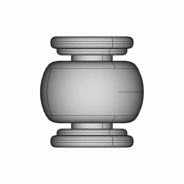 Rubber Dampers 16*4*12 | 3D Engineering Design File