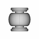 Rubber Dampers 16*4*12 | 3D Engineering Design File_0_90_degree_snapshot