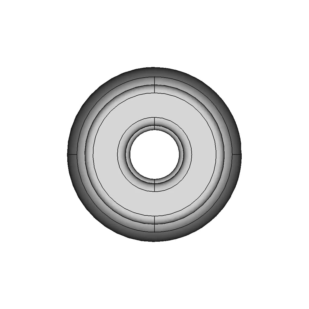 Rubber Dampers 16*4*12 | 3D Engineering Design File_270_0_degree_snapshot